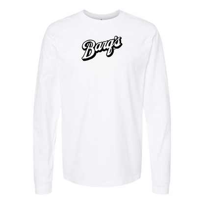Men's Barqs Logo Cotton Long Sleeve T-Shirt