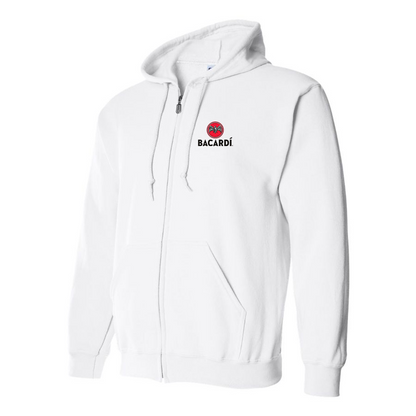 Men's Bacardi Logo Zipper Hoodie