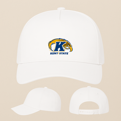Kent State Golden Flashes Logo Five Panel Twill Snapback Cap