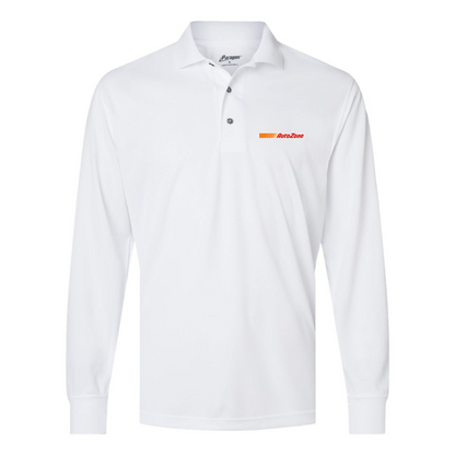 Men's AutoZone Logo Paragon Prescott Long Sleeve Polo