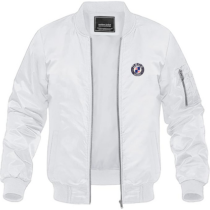 Men's O.S.C.A. Logo Lightweight Bomber Jacket Windbreaker Softshell Varsity Jacket Coat