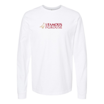 Men's Famous Grouse Logo Cotton Long Sleeve T-Shirt