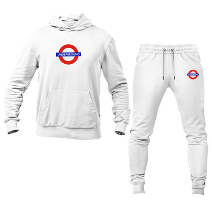 Men's London Tube Logo Hoodie Joggers Set