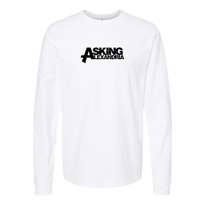 Men's Asking Alexandria Logo Cotton Long Sleeve T-Shirt