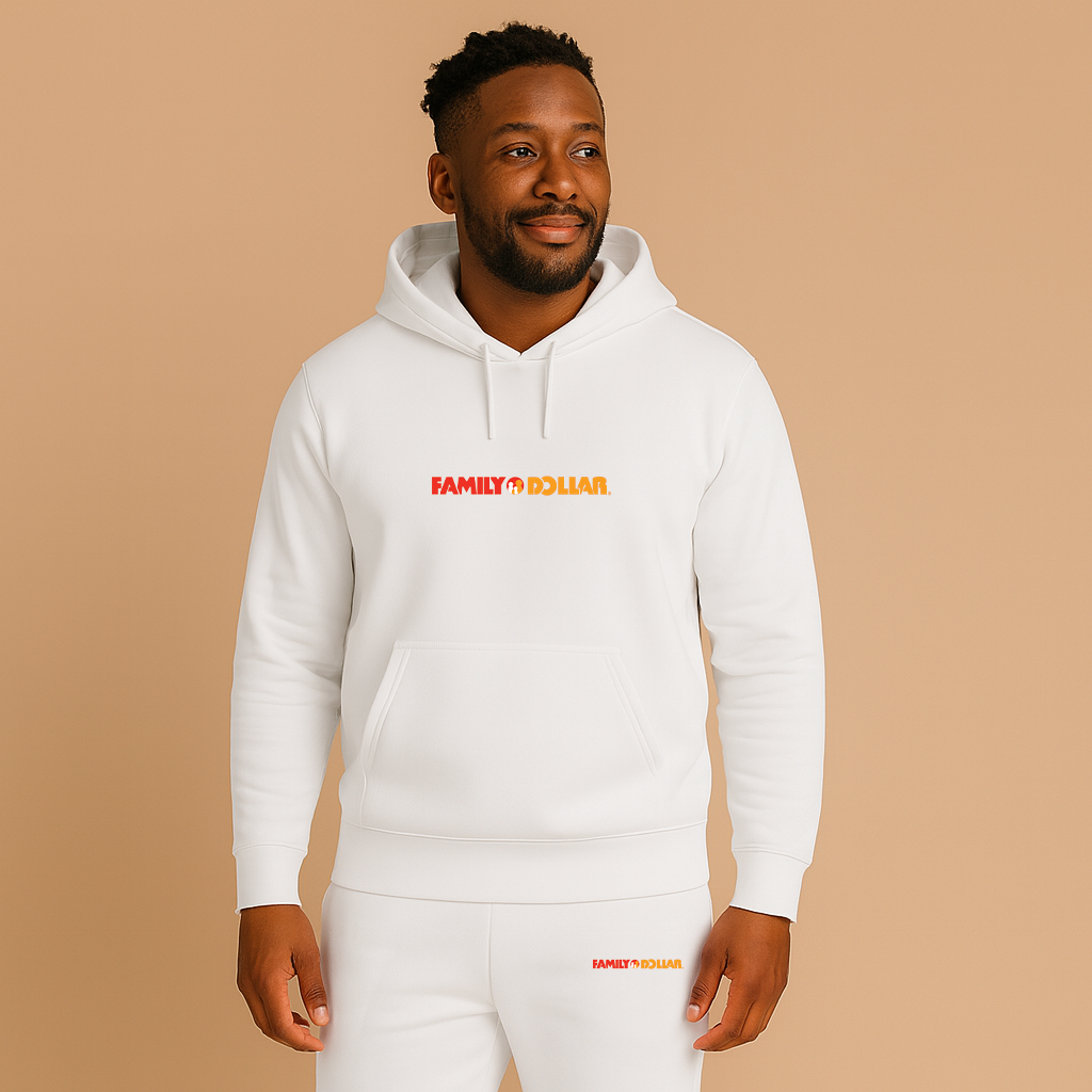 Men's Family Dollar Logo Hoodie Joggers Set
