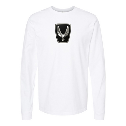 Youth Equus Logo Cotton Long Sleeve T-Shirt