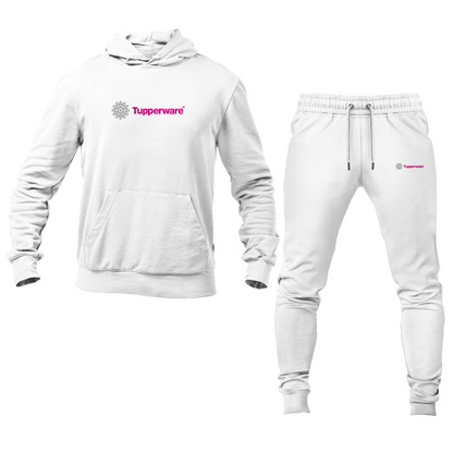 Men's Tupperware Logo Hoodie Joggers Set