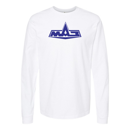 Men's MAZ Logo Cotton Long Sleeve T-Shirt