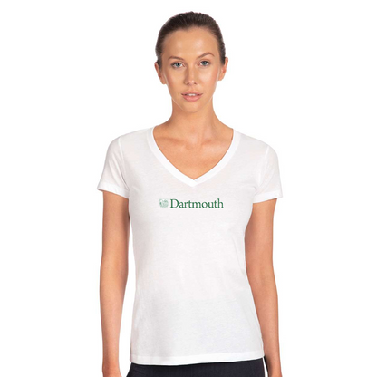 Women's Dartmouth College Next Level V-Neck T-Shirt