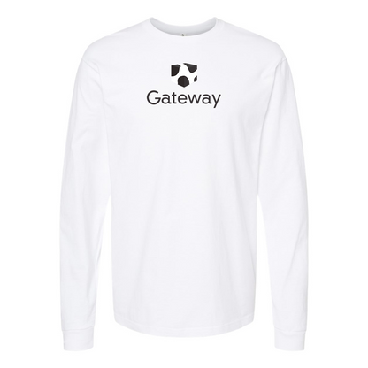 Men's Gateway Logo Cotton Long Sleeve T-Shirt