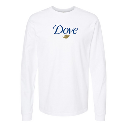 Men's Dove Logo Cotton Long Sleeve T-Shirt