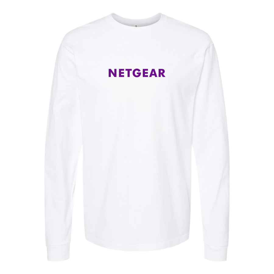 Youth Netgear Logo Cotton Long Sleeve T-Shirt