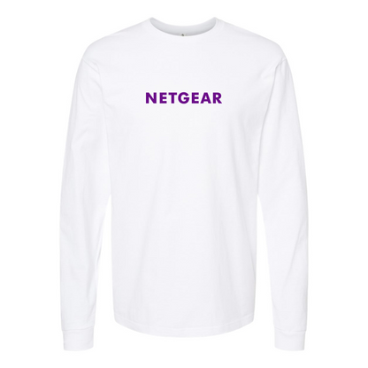 Youth Netgear Logo Cotton Long Sleeve T-Shirt