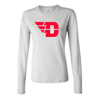 BELLA CANVAS  Dayton Flyers Jersey Long Sleeve Tee
