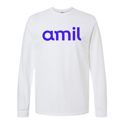 Men's Amil Gildan Heavy Cotton Long Sleeve T-Shirt