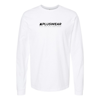 Men's Xpluswear Logo Cotton Long Sleeve T-Shirt
