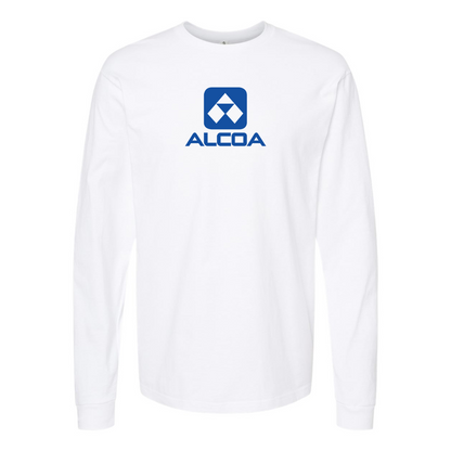 Men's Alcoa Logo Cotton Long Sleeve T-Shirt