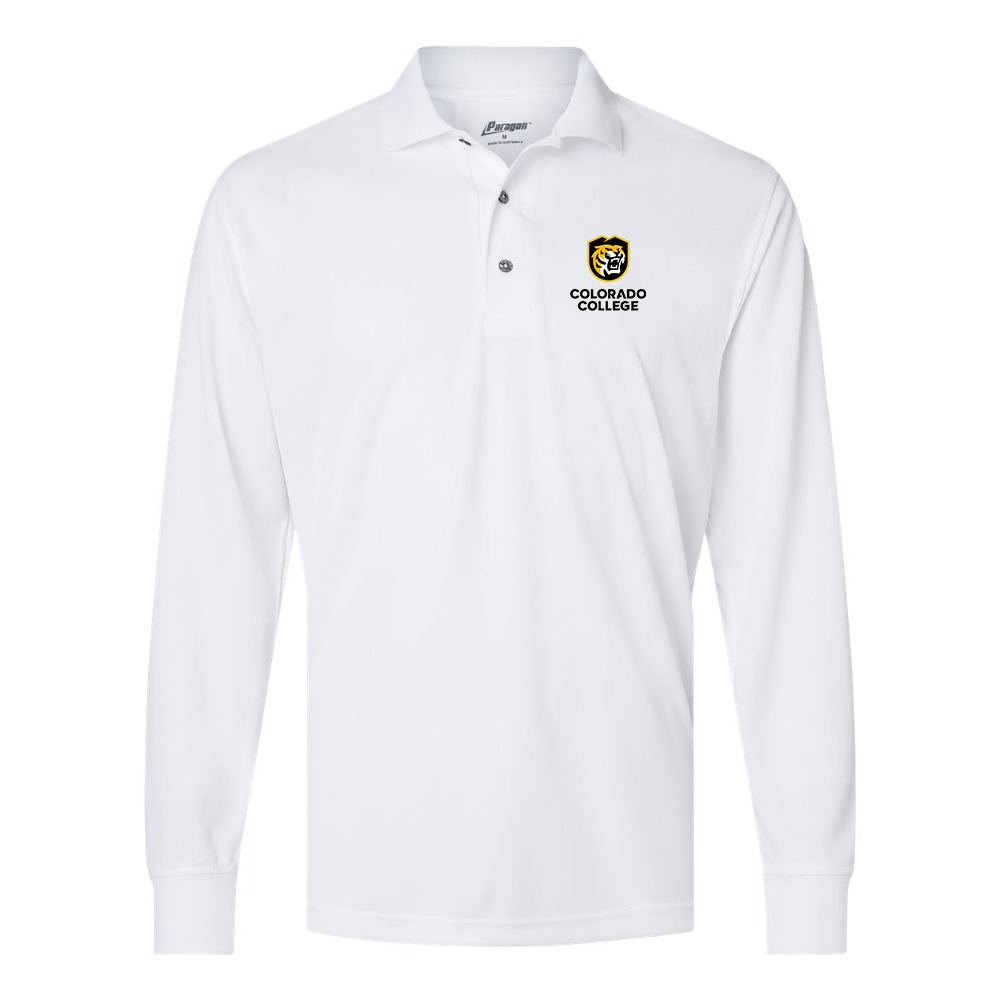 Men's   Colorado College Tigers Paragon Prescott Long Sleeve Polo