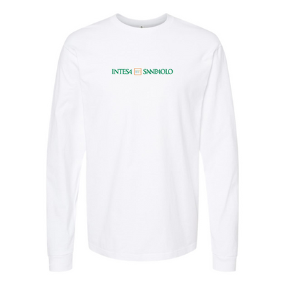 Men's  Intesa  Logo Cotton Long Sleeve T-Shirt