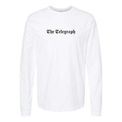 Men's The Telegraph Logo Cotton Long Sleeve T-Shirt