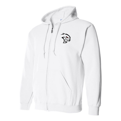 Men's Dodge Hellcat Logo Zipper Hoodie