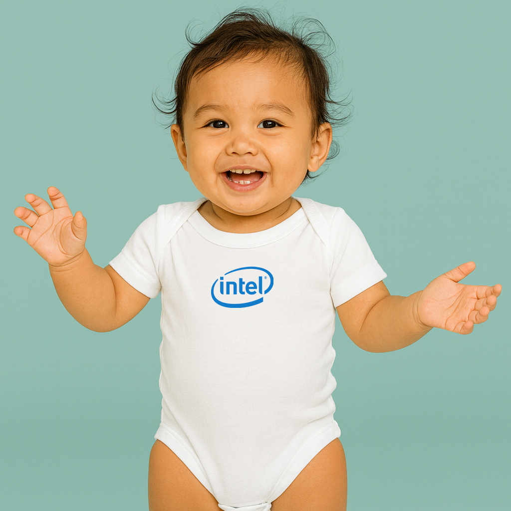 Intel Logo Baby Romper Onesie
