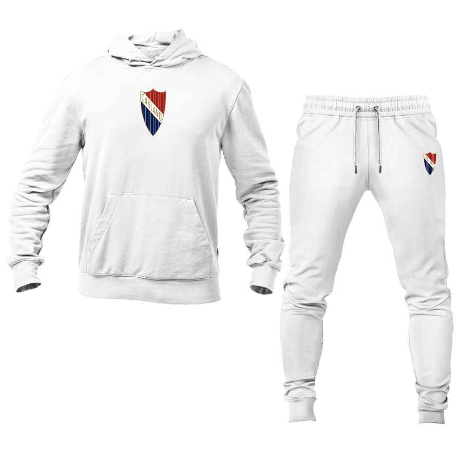 Men's Oakland Logo Hoodie Joggers Set