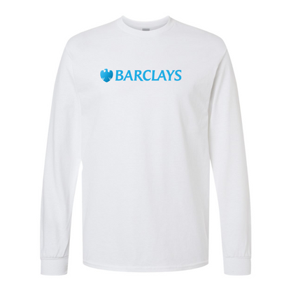 Men's  Barclays Gildan Heavy Cotton Long Sleeve T-Shirt