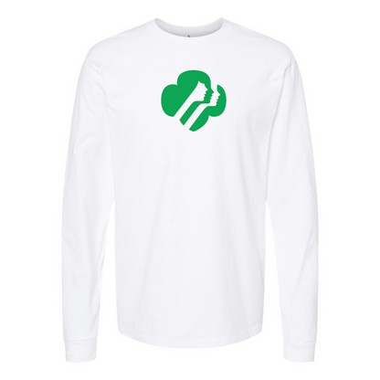 Men's Girl Scouts Logo Cotton Long Sleeve T-Shirt