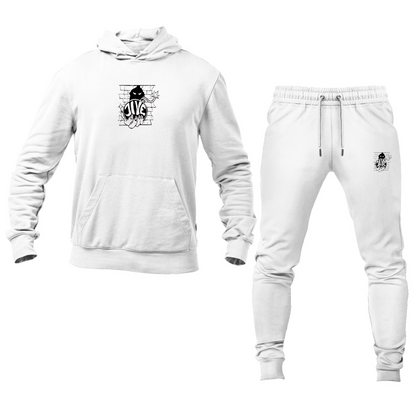 Men's Jivebomb Logo Hoodie Joggers Set