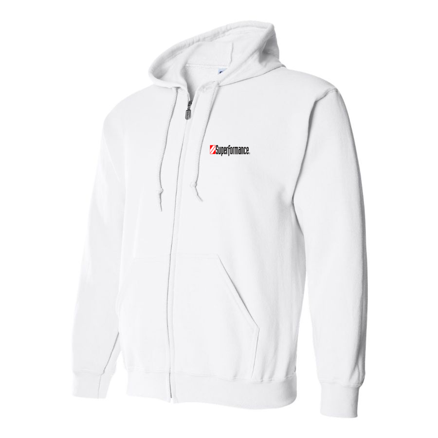 Men's Superformance Logo Zipper Hoodie