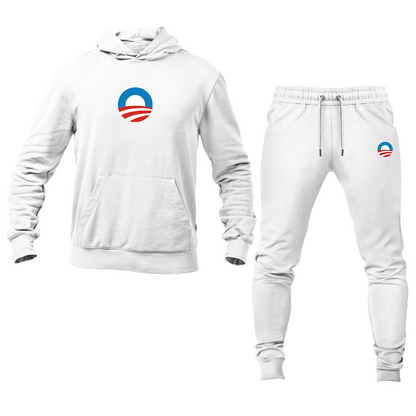 Men's Obama Logo Hoodie Joggers Set