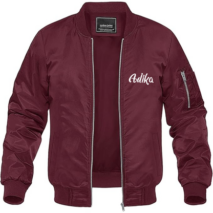 Men's Adika Lightweight Bomber Jacket Windbreaker Softshell Varsity Jacket Coat