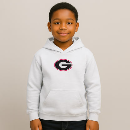Youth Georgia Bulldogs Logo Pullover Hoodie