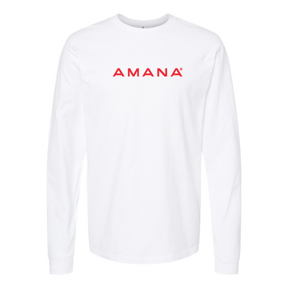Men's Amana Logo Cotton Long Sleeve T-Shirt