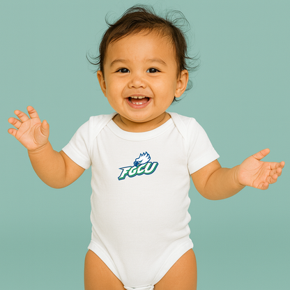 Florida Gulf Coast Eagles Logo Baby Romper Onesie