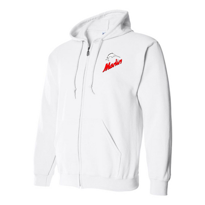 Men's Marlin Logo Zipper Hoodie