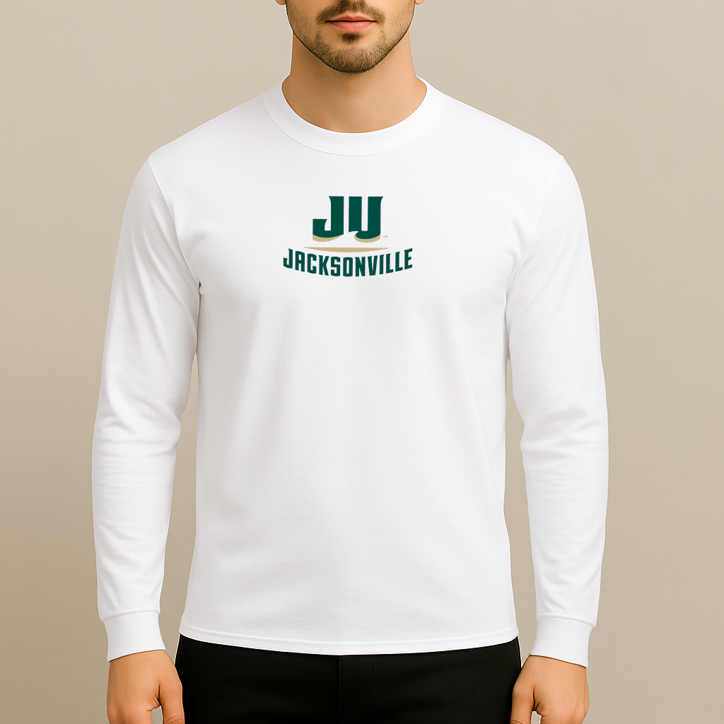 Men's Jacksonville Dolphins Logo Long Sleeve T-Shirt