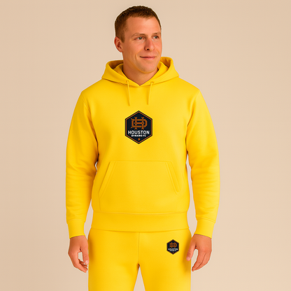 Men's Houston Dynamo FC Soccer Hoodie Joggers Set