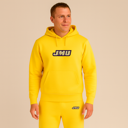 Men's James Madison Dukes Logo Hoodie Joggers Set