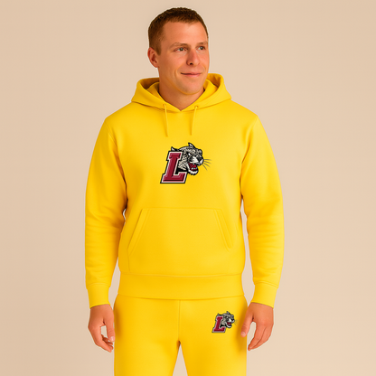 Men's Lafayette Leopards Logo Hoodie Joggers Set