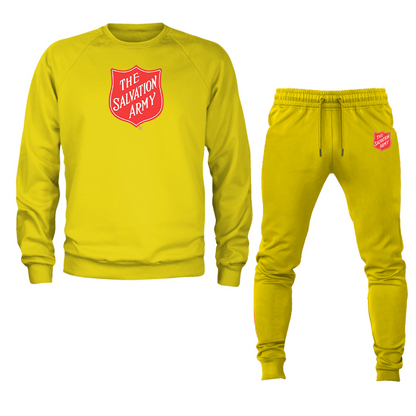 Men's   The Salvation Army  Crewneck Sweatshirt Joggers Suit