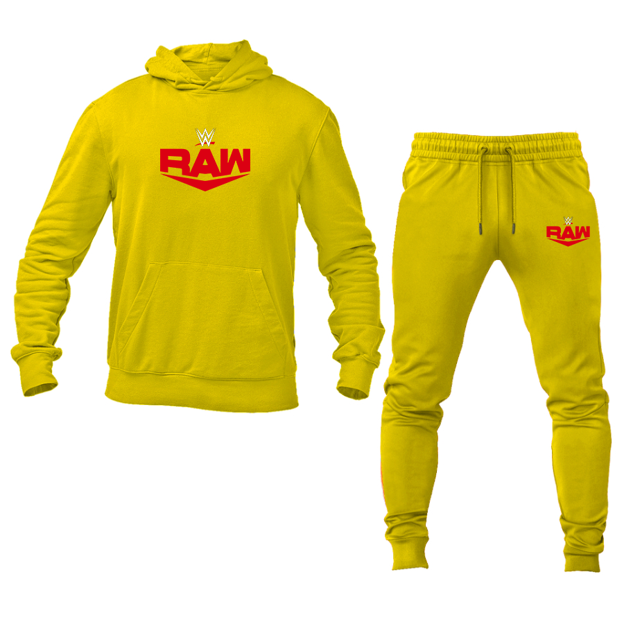 Men's  WWE Raw   Hoodie Joggers Set