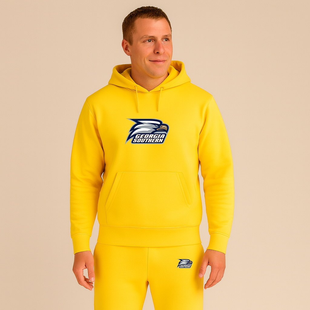 Men's Georgia Southern Eagles Logo Hoodie Joggers Set