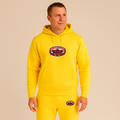 Men's Jacksonville State Gamecocks Logo Hoodie Joggers Set