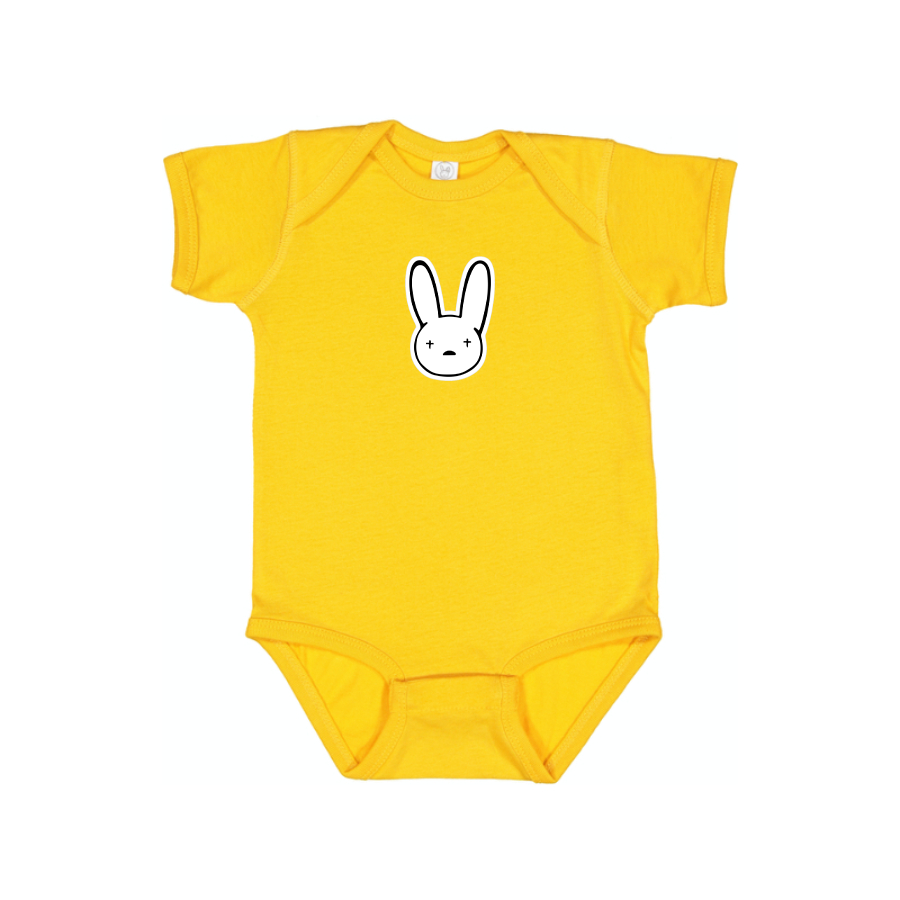 Bad Bunny Logo Baby Onesie Romper