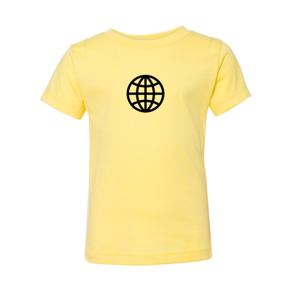 Internet Globe BELLA  CANVAS Toddler Jersey Tee