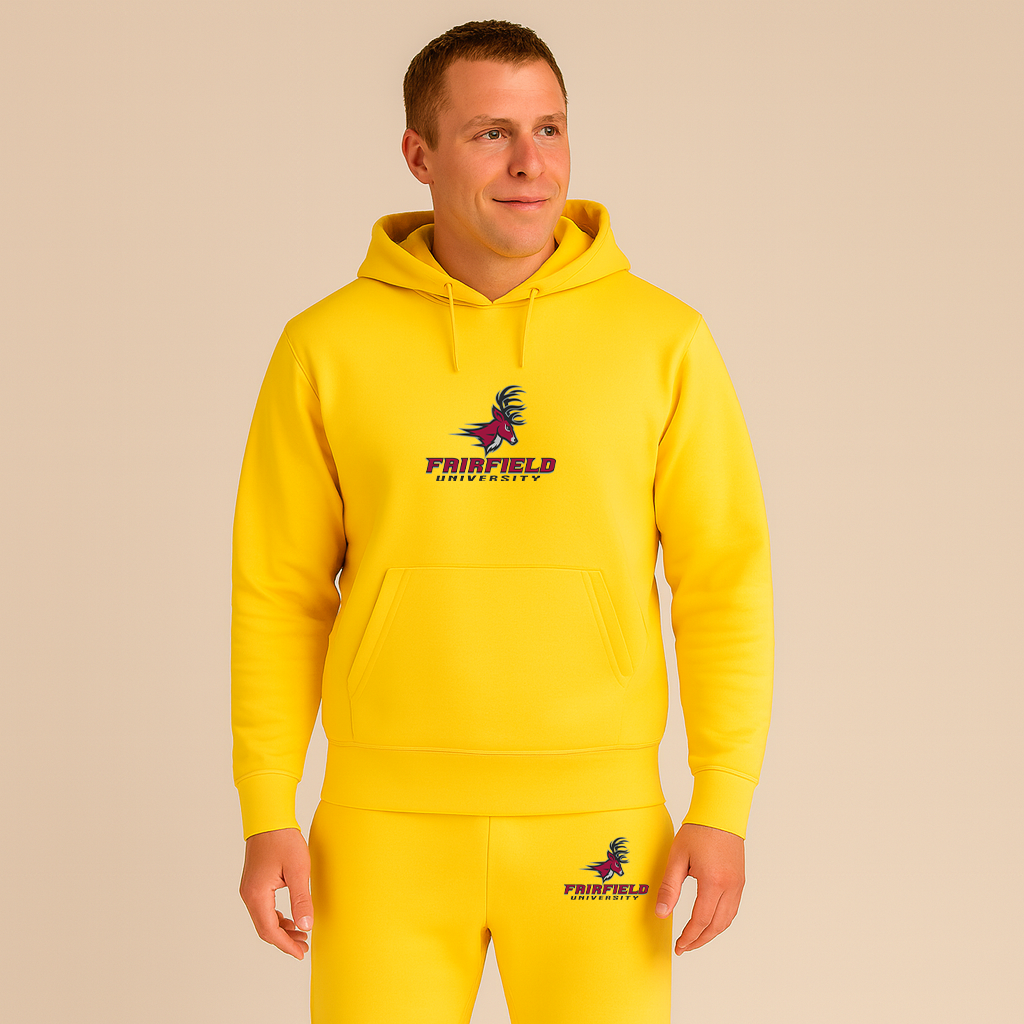 Men's Fairfield Stags Logo Hoodie Joggers Set