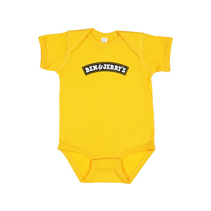 Ben and Jerrys Logo Baby Onesie Romper