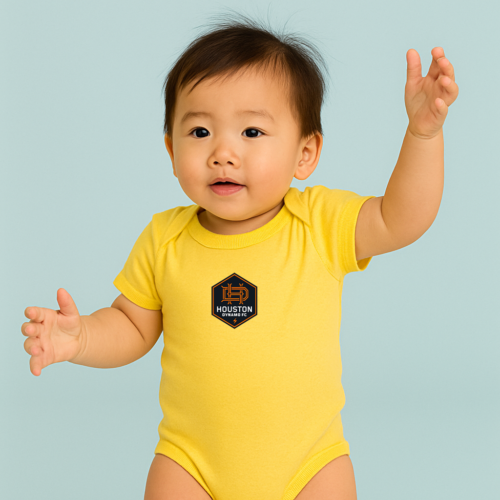 Houston Dynamo FC Soccer Baby Romper Onesie